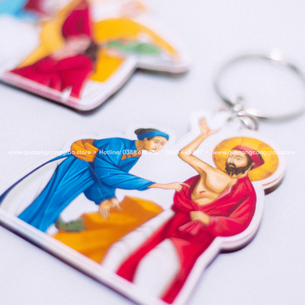 Móc khóa Công Giáo - Cái nhìn Việt Nam với phong cách Icon Byzentine - Hình ảnh 6