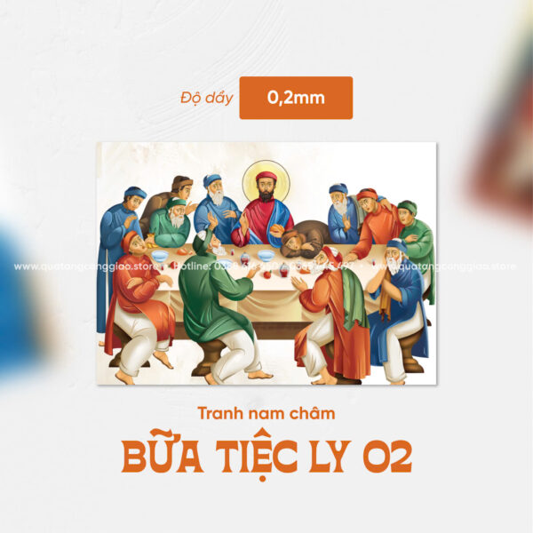 Bữa tiệc ly 02 - Tranh nam châm hít tủ lạnh - Hình ảnh 2