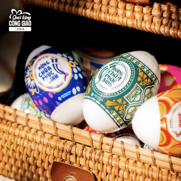 Màng bọc trứng Phục Sinh - Easter Egg Shrink Wrappers - Trang trí trứng Phục Sinh Việt Nam - Hình ảnh 7