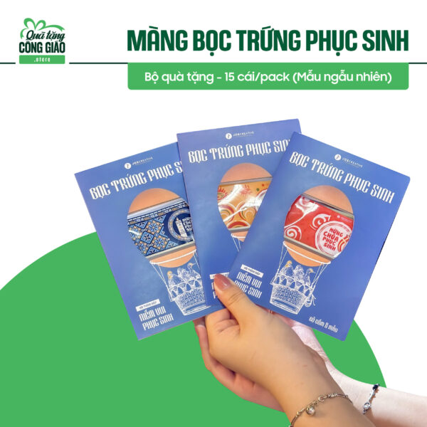 Quà tặng màng bọc trứng Phục Sinh - Easter Egg Shrink Wrappers - Trang trí trứng Phục Sinh Việt Nam - Hình ảnh 3