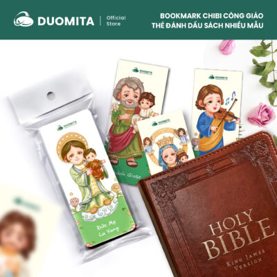 Bookmark Chibi Công Giáo – Thẻ đánh dấu sách Công Giáo nhiều mẫu